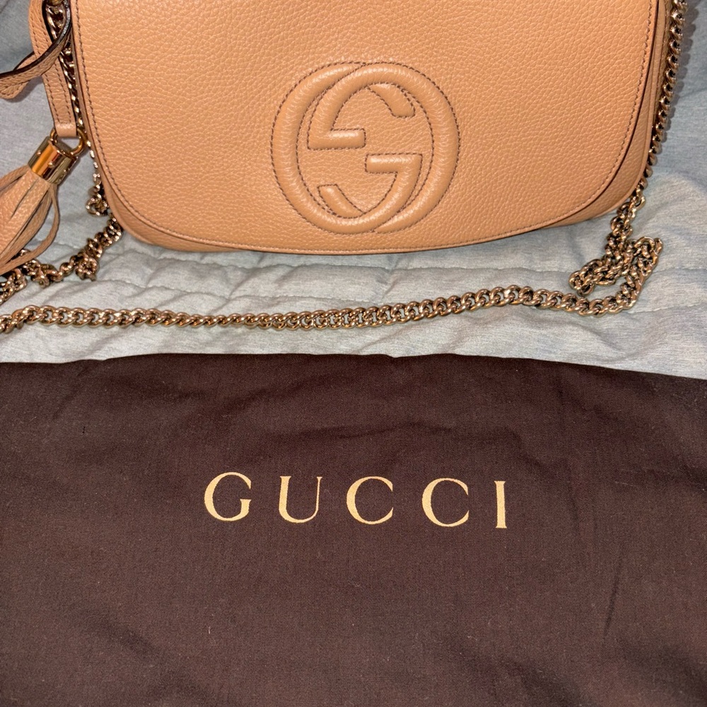 Gucci Tan Leather Women's Bag